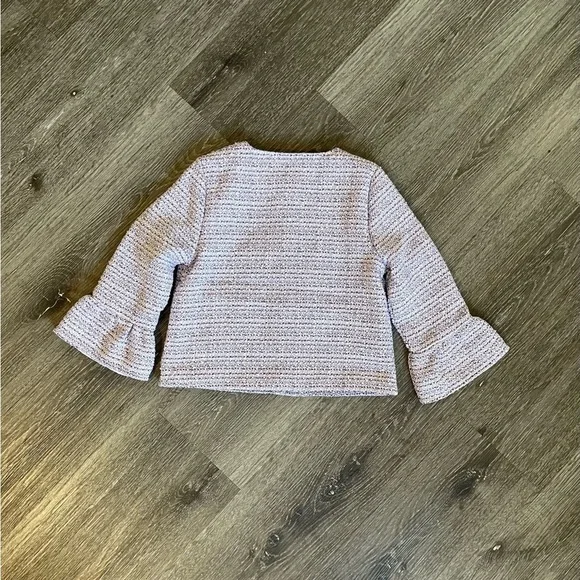 Janie and Jack Lavender Tweed Blazer - Picture 4 of 5